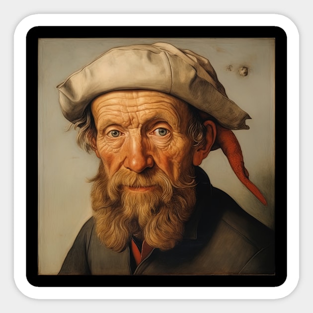 Pieter Bruegel Sticker by ComicsFactory